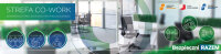 Strefa co-work  Gdańskiego Parku Naukowo-Technologicznego
